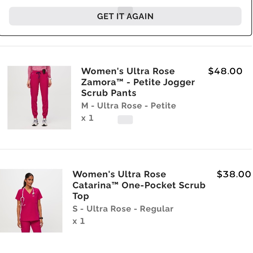 Figs Ultra Rose Zamora Joggers, Petite